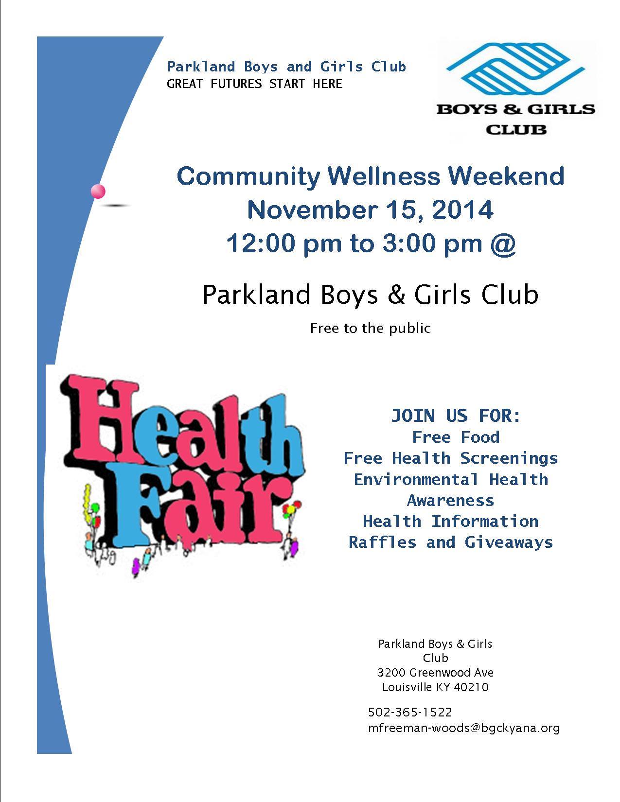 parkland health fair